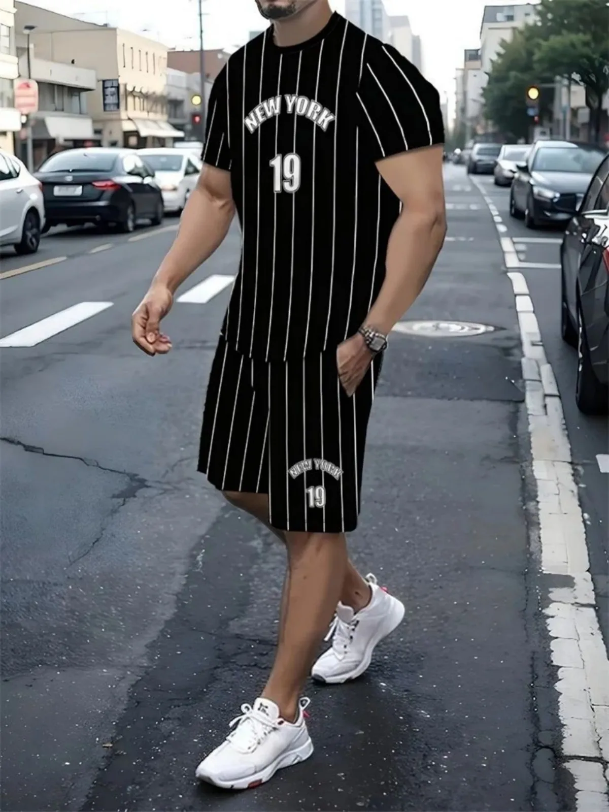 2026 Summer Men's Suit with 3D Printed Pattern Breathable Lightweight Comfortable Leisure Sports Outdoor Men's Clothing
2026 Summer Men's Suit with 3D Printed Pattern Breathable Lightweight Comfortable Leisure Sports Outdoor Men's Clothing