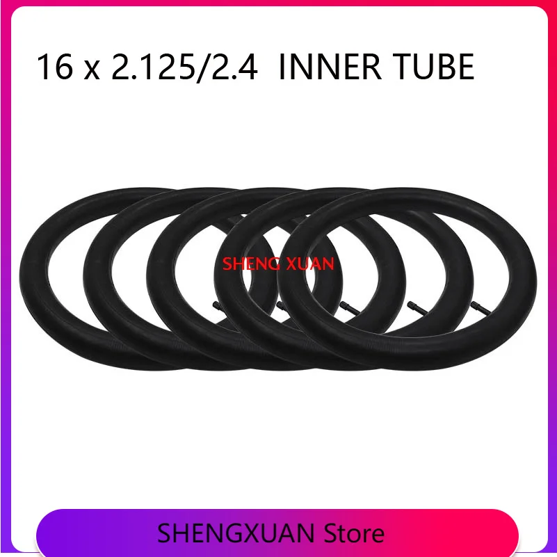 5pcs 16x2.125/2.4 inner tube with straight valve for 16 inch unicycle electric bike
5pcs 16x2.125/2.4 inner tube with straight valve for 16 inch unicycle electric bike