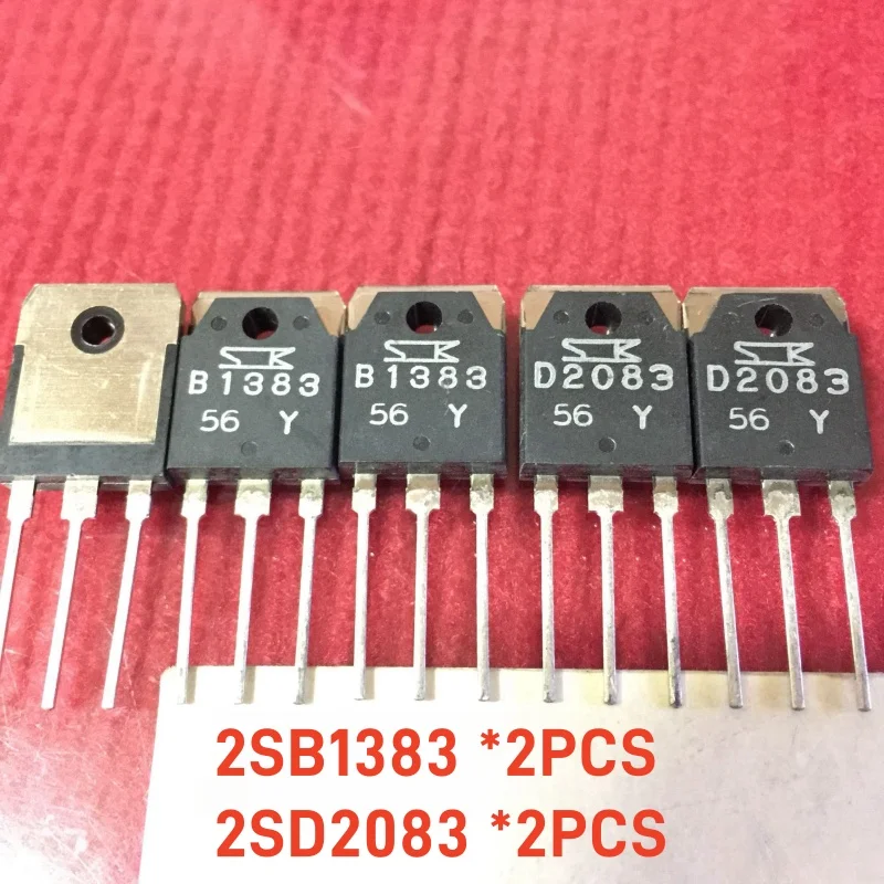 4 PCS/2 Pairs 100% new original 2SB1383 2SD2083 (2pcs 2SB1383+2pcs 2SD2083) B1383 D2083 pairing tube
4 PCS/2 Pairs 100% new original 2SB1383 2SD2083 (2pcs 2SB1383+2pcs 2SD2083) B1383 D2083 pairing tube