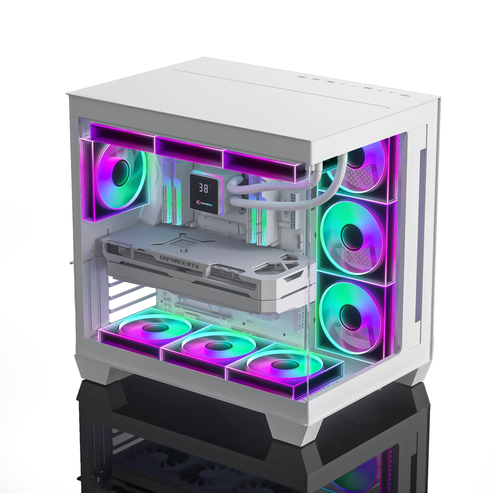 X-Gamerx FG120 FG140 Prism MAX 5-Sided Prism Fan dazzling prism boundless silence ARGB PWM case fan
X-Gamerx FG120 FG140 Prism MAX 5-Sided Prism Fan dazzling prism boundless silence ARGB PWM case fan
