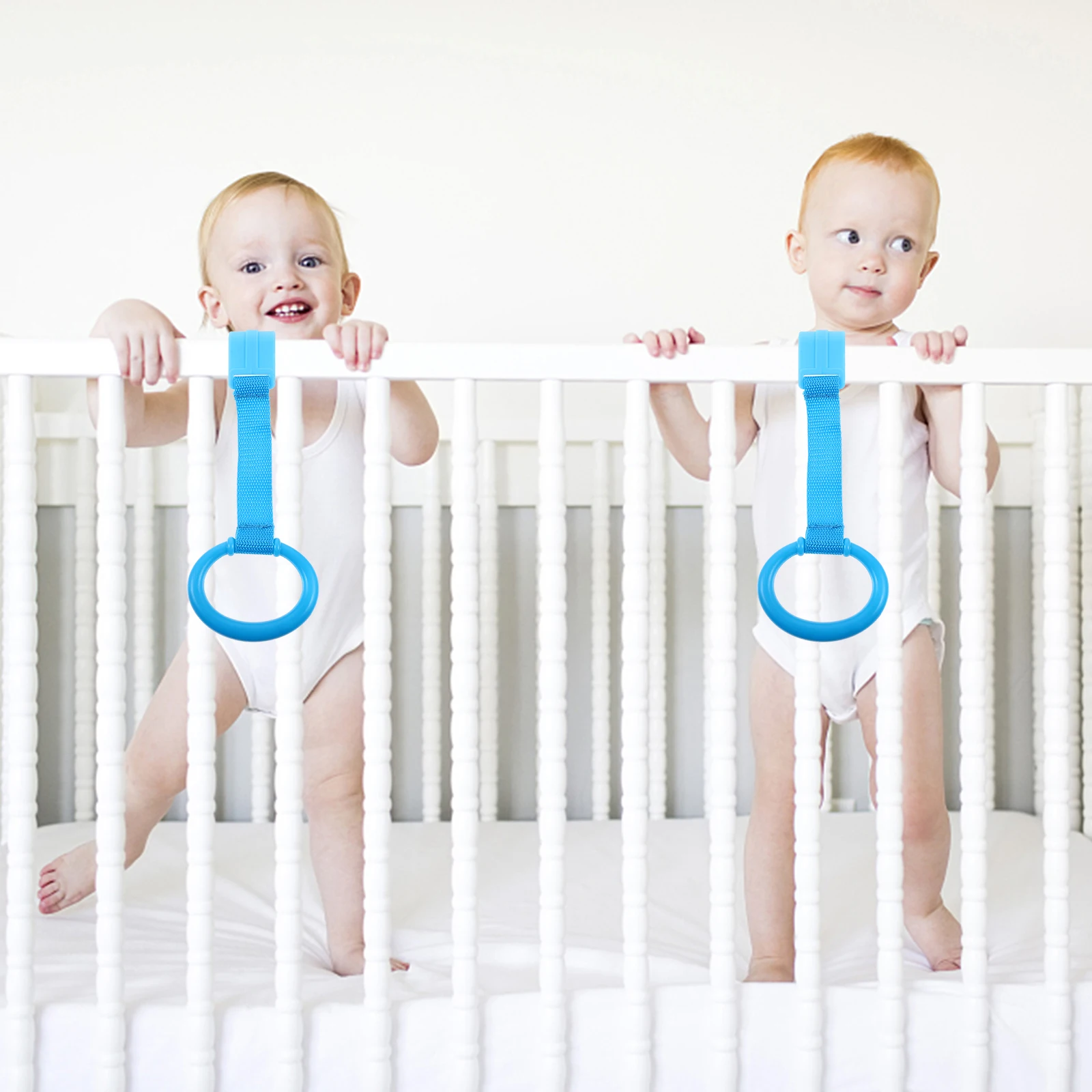 2pcs Baby Walking Assistant Rings Pull Ring Crib Hand Rings Red Infant Bed Pull Ring Toddler Learning Standing Tools Sturdy Safe
2pcs Baby Walking Assistant Rings Pull Ring Crib Hand Rings Red Infant Bed Pull Ring Toddler Learning Standing Tools Sturdy Safe