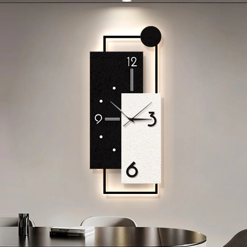 Luxury Living Room Wall Clock Restaurant Clock Mural Watch Room Decorations Corridor LED Mute Quartz Clock Home Decor Items
Luxury Living Room Wall Clock Restaurant Clock Mural Watch Room Decorations Corridor LED Mute Quartz Clock Home Decor Items