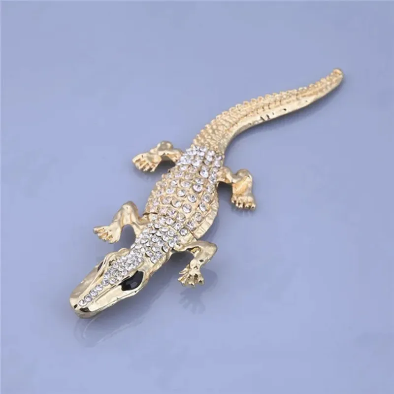 Punk Gold color Crocodile Charm Pendants Crystal Alligator Metal Charms,Pendants for Necklace Bag Keychain Making
Punk Gold color Crocodile Charm Pendants Crystal Alligator Metal Charms,Pendants for Necklace Bag Keychain Making