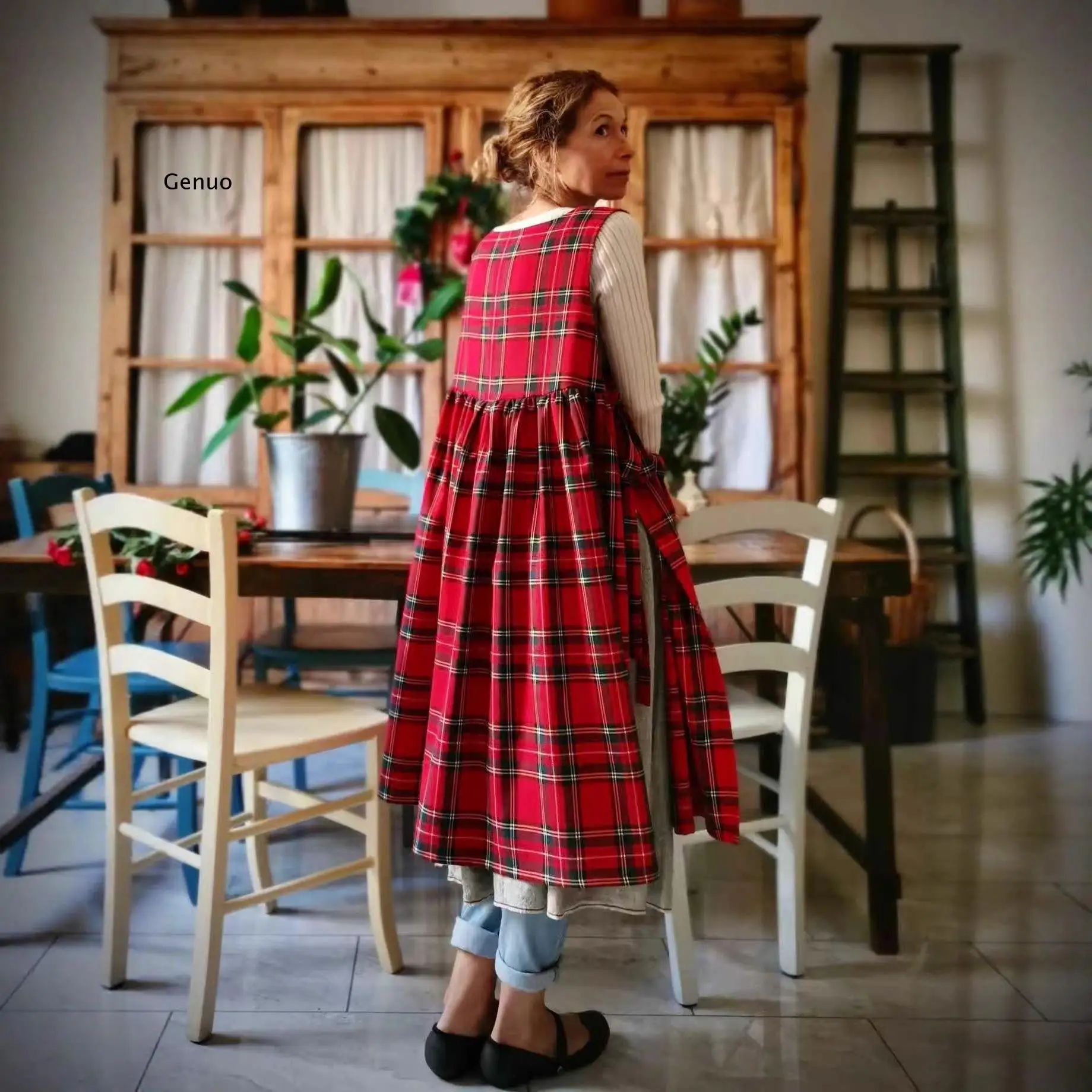 2026 New Plaid Overall Dress for Women Casual Long Sleeve Dress for Autumn Winter Daily Wear
2026 New Plaid Overall Dress for Women Casual Long Sleeve Dress for Autumn Winter Daily Wear