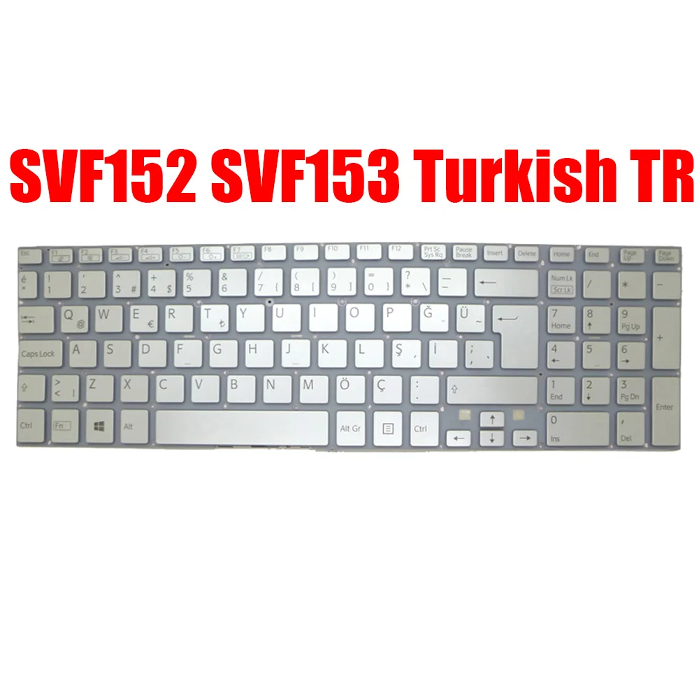 Турецкая клавиатура TR с подсветкой для SONY SVF152 SVF153 149241441 TR 149240741 TR 9Z.NAEBQ.20T 9Z.NAEBQ.00T Серебристый Черный Новый
Турецкая клавиатура TR с подсветкой для SONY SVF152 SVF153 149241441 TR 149240741 TR 9Z.NAEBQ.20T 9Z.NAEBQ.00T Серебристый Черный Новый