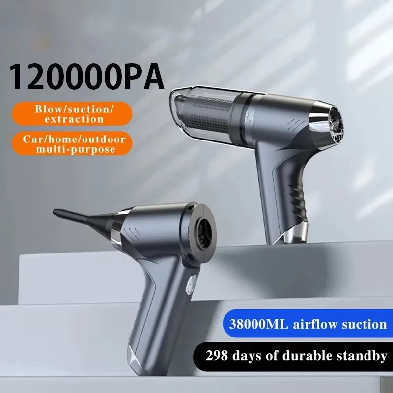 New 120000Pa Strong Suction Vacuum Cleaner Portable Robot Handheld Mini Wireless Vacuum Cleaner Appliance For Car Home Office
New 120000Pa Strong Suction Vacuum Cleaner Portable Robot Handheld Mini Wireless Vacuum Cleaner Appliance For Car Home Office