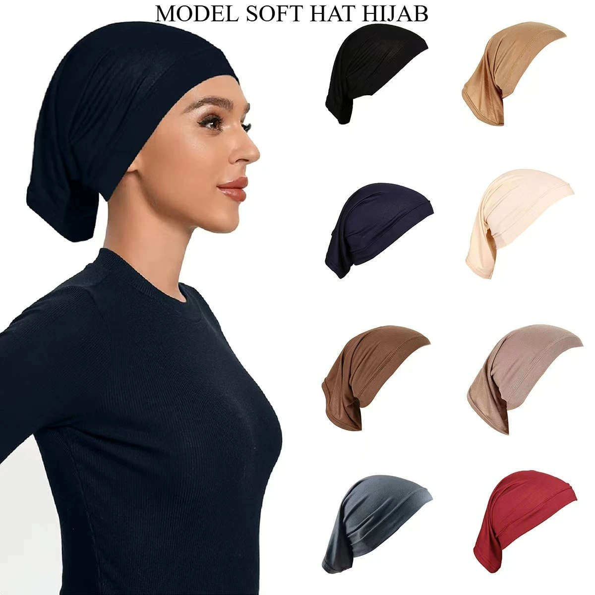 All-match Hat Hijabs for Women Head Wear Bath Wrap Soft Modal African Inner Cap Solid Color White Coffee Bonnet Breathable
All-match Hat Hijabs for Women Head Wear Bath Wrap Soft Modal African Inner Cap Solid Color White Coffee Bonnet Breathable