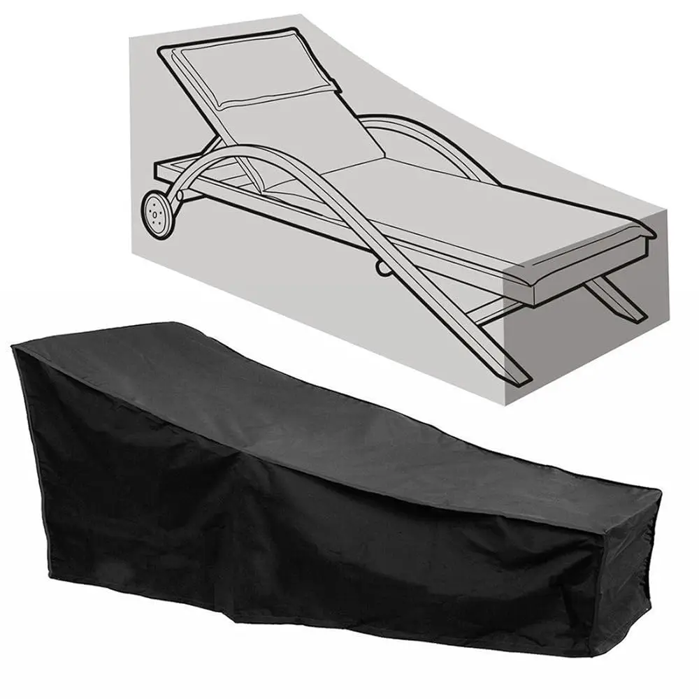 Sun Lounger Cover Waterproof Sunbed Cover Outdoor Garden Patio Furniture With A Storage Bag,Black,208X76X41/79Cm
Sun Lounger Cover Waterproof Sunbed Cover Outdoor Garden Patio Furniture With A Storage Bag,Black,208X76X41/79Cm