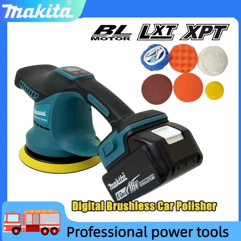Makita Cordless Car Polisher with Brushless Motor, 6-Speed Adjustable for Detailing and Waxing Sanding Sealing Glaze Tool
Makita Cordless Car Polisher with Brushless Motor, 6-Speed Adjustable for Detailing and Waxing Sanding Sealing Glaze Tool