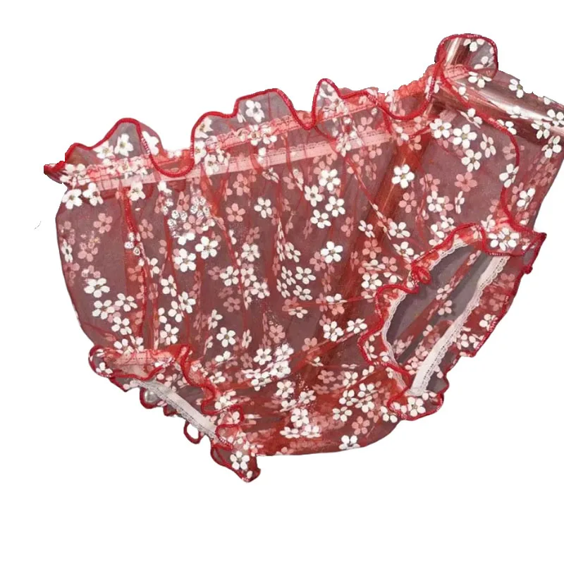 Mens Sexy Mesh Tulle Sheer Print Briefs Ruffled See Through Erotic Lingerie Panties
Mens Sexy Mesh Tulle Sheer Print Briefs Ruffled See Through Erotic Lingerie Panties