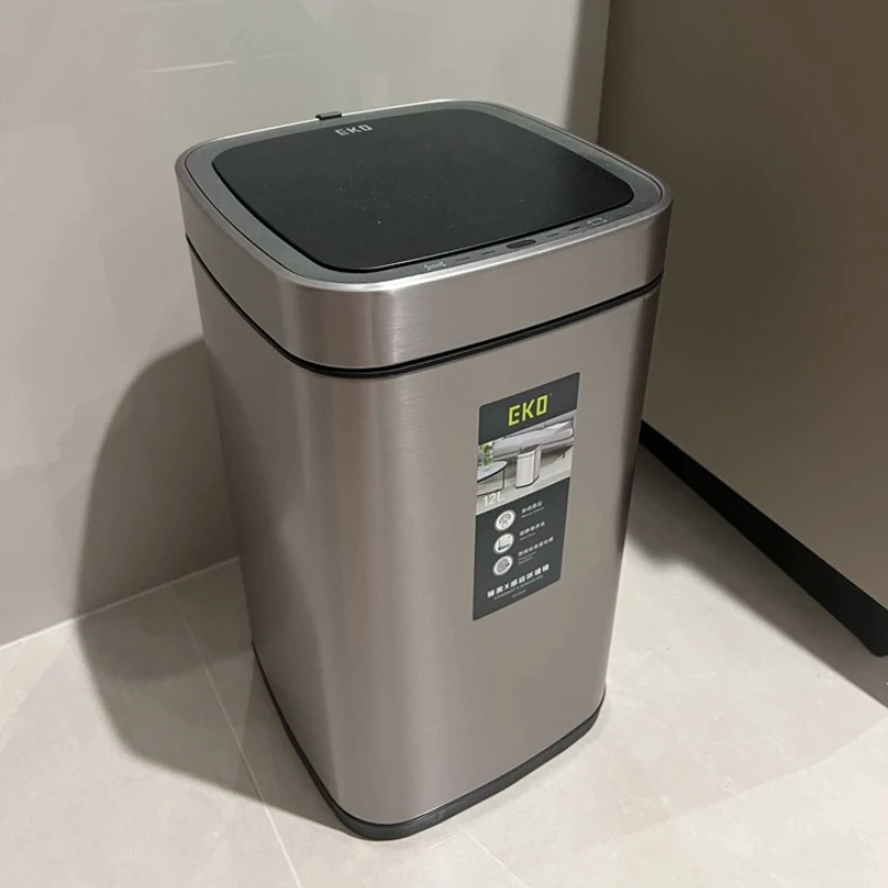 Smart Trash Can Large Capacity Stainless Steel Garbage Bin for Living Room Touchless Kitchen Dustbin Rechargeable Waste Bins
Smart Trash Can Large Capacity Stainless Steel Garbage Bin for Living Room Touchless Kitchen Dustbin Rechargeable Waste Bins