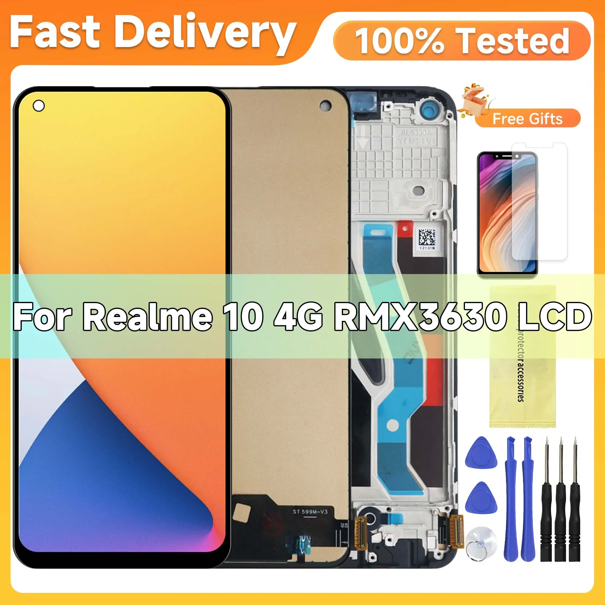 AMOLED/TFT 6,4 "для OPPO Realme 10 RMX3630, ЖК-экран, сенсорная панель, дигитайзер в сборе, дисплей Realme 10, 4G
AMOLED/TFT 6,4 "для OPPO Realme 10 RMX3630, ЖК-экран, сенсорная панель, дигитайзер в сборе, дисплей Realme 10, 4G