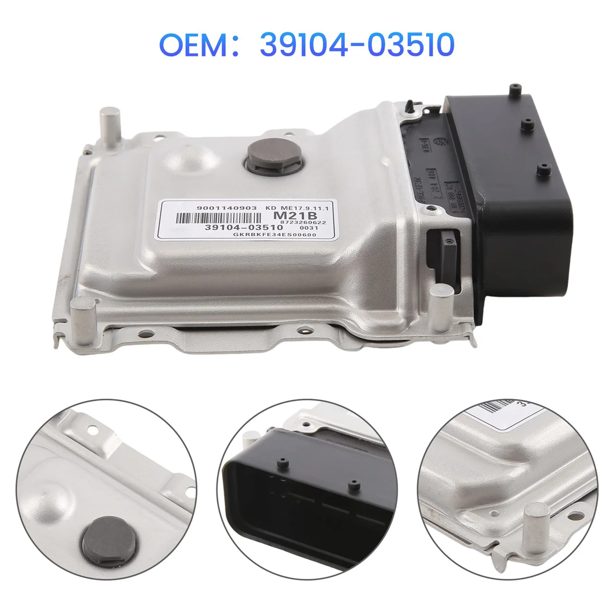 Электронный блок управления для автомобильного двигателя 39104-03510 ECU для Hyundai Kia M21B
Электронный блок управления для автомобильного двигателя 39104-03510 ECU для Hyundai Kia M21B