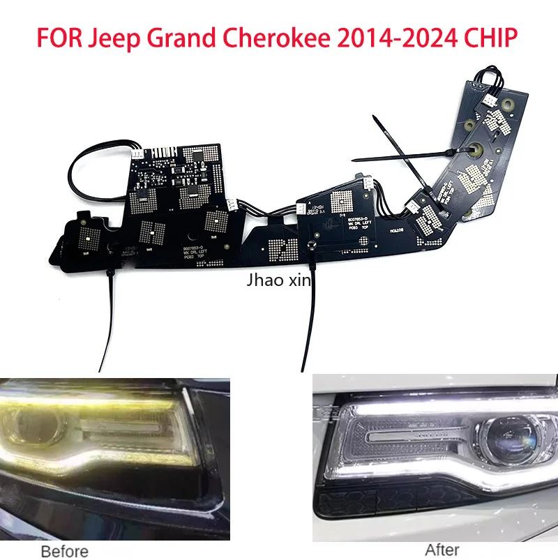 Белый свет для Jeep Grand Cherokee 2014-2024 автомобильные фары DRL чип балластная печатная плата источник света чип
Белый свет для Jeep Grand Cherokee 2014-2024 автомобильные фары DRL чип балластная печатная плата источник света чип