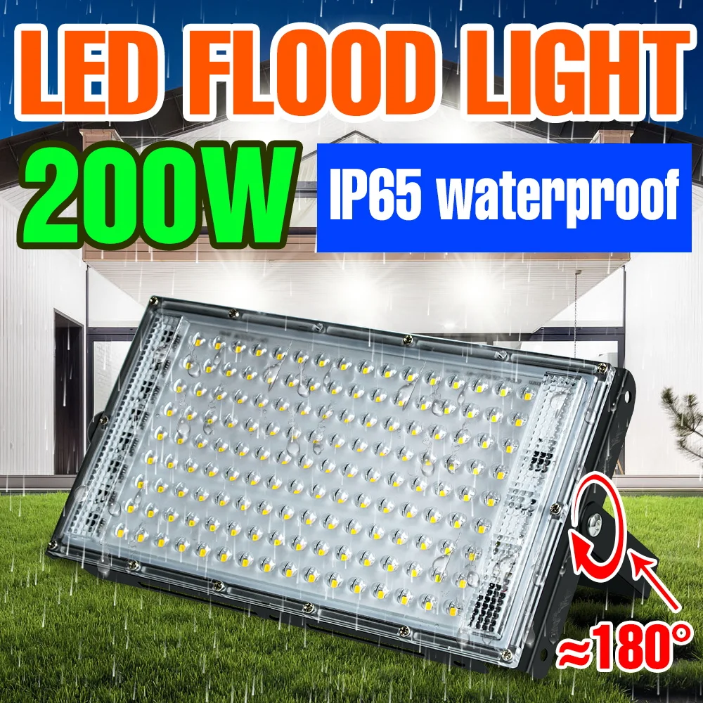 220V Garden Flood Light LED Outdoor Waterproof Lighting Spotlight Outdoor Street Lamp 200W Street Yard Spotlight 2835 Dimmable
220V Garden Flood Light LED Outdoor Waterproof Lighting Spotlight Outdoor Street Lamp 200W Street Yard Spotlight 2835 Dimmable