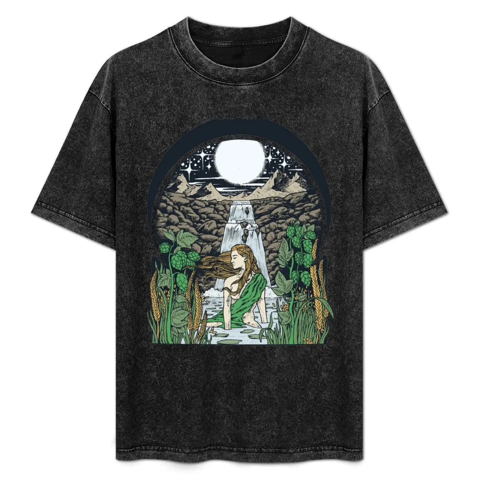 Primordial Goddess T-Shirt Daily Wear Plain Short Sleeve Shirt
Primordial Goddess T-Shirt Daily Wear Plain Short Sleeve Shirt