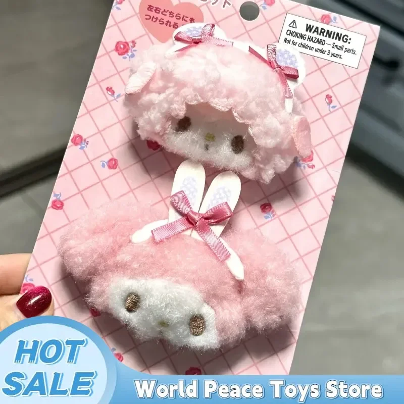 Kawaii My Melody Hair Clips Cute Fluffy Pink Side Barrettes Cartoon Hair Accessories Clips Headwear For Girls Kids Daily Decor
Kawaii My Melody Hair Clips Cute Fluffy Pink Side Barrettes Cartoon Hair Accessories Clips Headwear For Girls Kids Daily Decor