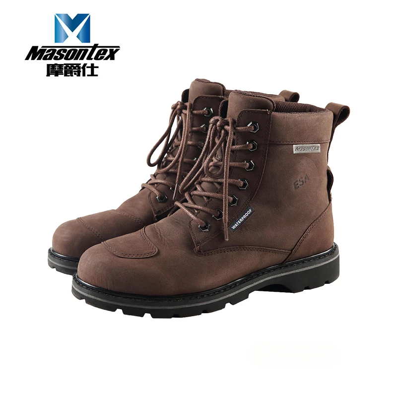Masontex Motorcyclist Boots Rubber Cowhide Mesh Material Wear-resistant Anti-fall Waterproof Ventilate Retro Style Men's Boots
Masontex Motorcyclist Boots Rubber Cowhide Mesh Material Wear-resistant Anti-fall Waterproof Ventilate Retro Style Men's Boots