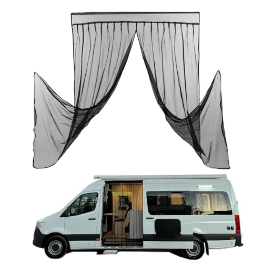 Van Bug Screen for Mercedes-Benz Sprinter Mid/High Roof and Other Campervans Universal Size Sliding Door Flyscreen Mosquito Net
Van Bug Screen for Mercedes-Benz Sprinter Mid/High Roof and Other Campervans Universal Size Sliding Door Flyscreen Mosquito Net