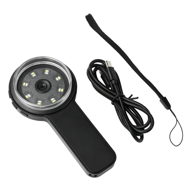 Type-C Handheld Digital High-definition Microscope Jewelry Magnifying Glass for Identification Maintenance Quality Inspection
Type-C Handheld Digital High-definition Microscope Jewelry Magnifying Glass for Identification Maintenance Quality Inspection