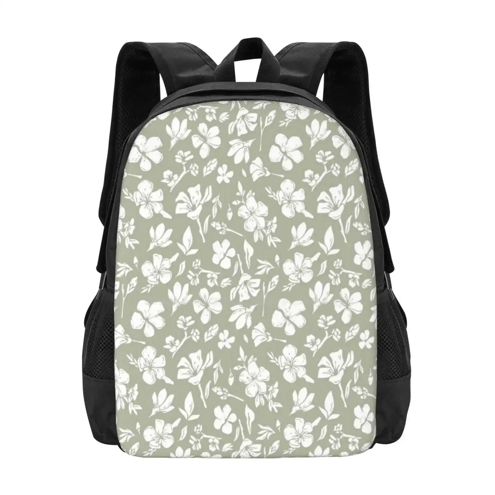 Floral Buds, Sage Green Hot Sale Schoolbag Backpack Fashion Bags Floral Flowers Modern Leaves Leaf Garden Botanical Graphic
Floral Buds, Sage Green Hot Sale Schoolbag Backpack Fashion Bags Floral Flowers Modern Leaves Leaf Garden Botanical Graphic