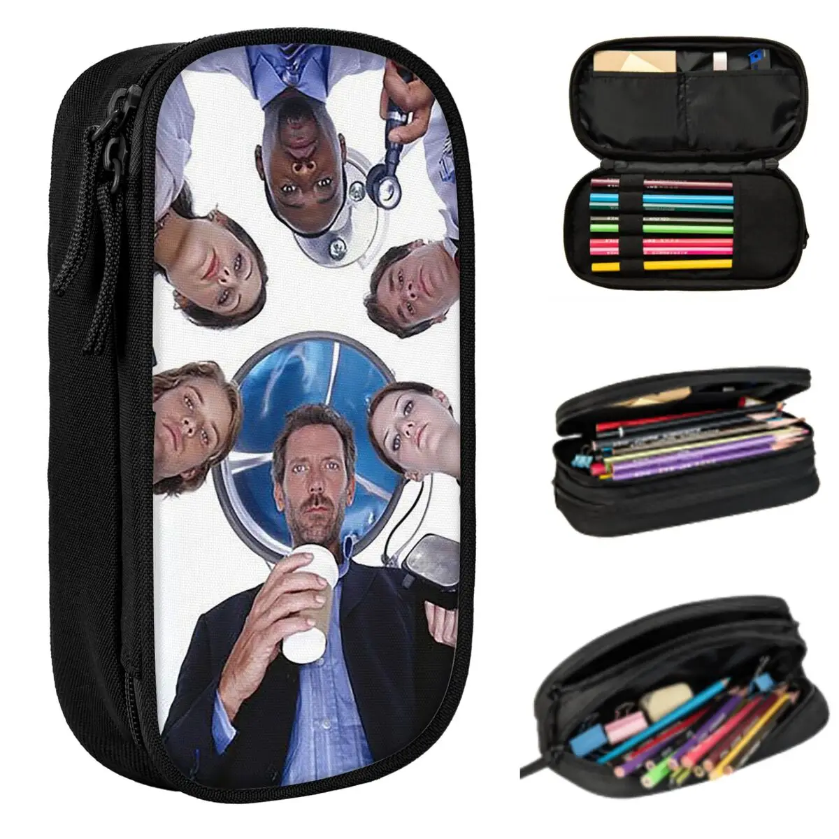 House MD TV Show Pencil Case for Studen Gifts Pen Box Pencil Bag Stationery Supplies Pen Holder Bag
House MD TV Show Pencil Case for Studen Gifts Pen Box Pencil Bag Stationery Supplies Pen Holder Bag