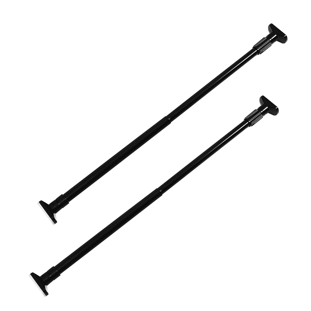 2pcs Telescopic Adjustable Curtain Rod for Shower Bathroom Clothes Drying Wardrobe Closet Extendable Tension Pole Black
2pcs Telescopic Adjustable Curtain Rod for Shower Bathroom Clothes Drying Wardrobe Closet Extendable Tension Pole Black