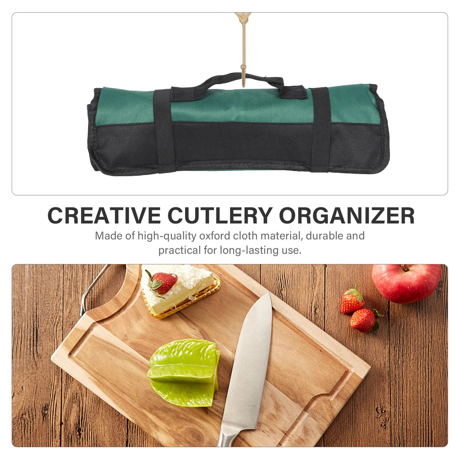 1Pcs Chef Roll Bag Oxford Cloth Portable Cutter Organizer Versatile Cutlery Storage Container High Capacity 22 Slots
1Pcs Chef Roll Bag Oxford Cloth Portable Cutter Organizer Versatile Cutlery Storage Container High Capacity 22 Slots