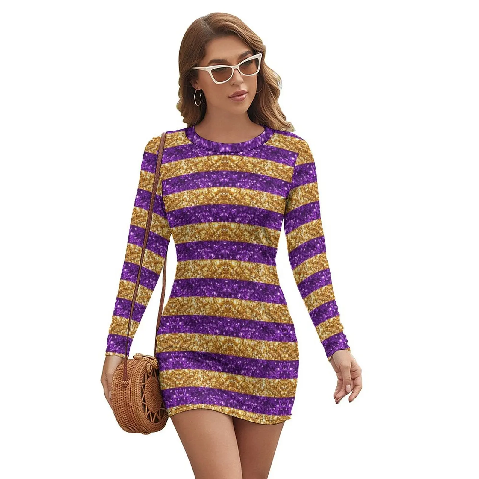 Stripes Baton Rouge New Orleans Nola Louisiana Los Angeles California Long-sleeved Dress clothes chic and elegant woman dress
Stripes Baton Rouge New Orleans Nola Louisiana Los Angeles California Long-sleeved Dress clothes chic and elegant woman dress