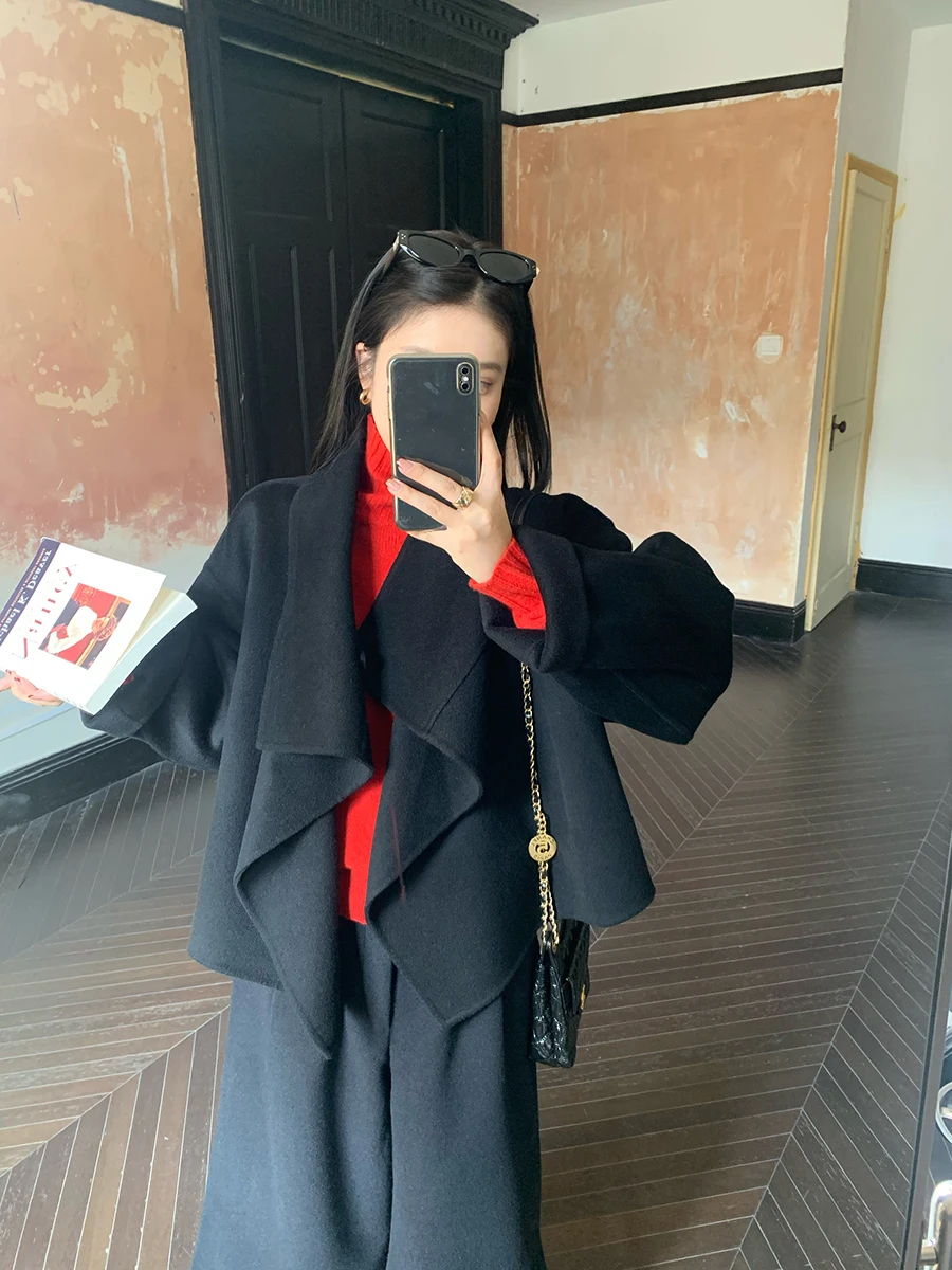 Camere Woolen ort Coat Double-Faced Woolen Vest Ele Collar Drapey Fabric Quali Store-Best Yum Star Brand
Camere Woolen ort Coat Double-Faced Woolen Vest Ele Collar Drapey Fabric Quali Store-Best Yum Star Brand