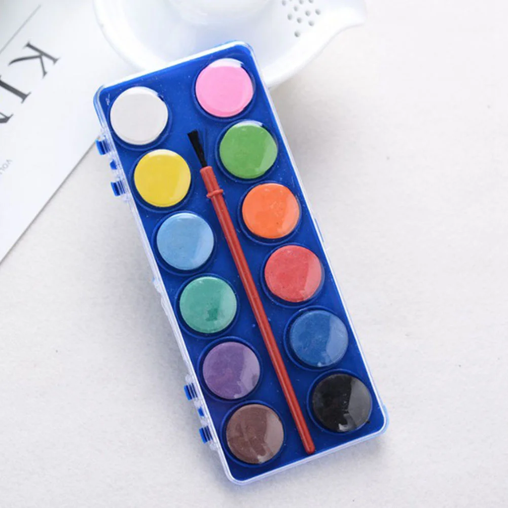 12 Color Small Size Fundamental Watercolor Pan Set Watercolor Artist Set Watercolor Painting Kiting Kit for Artists Students
12 Color Small Size Fundamental Watercolor Pan Set Watercolor Artist Set Watercolor Painting Kiting Kit for Artists Students