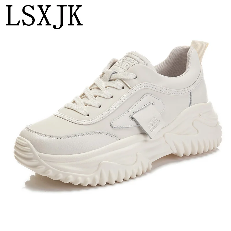 LSXJK Genuine Leather Women's Shoes 2022 Spring New Casual Women's Shoes All-match Sports Running Shoes Daddy Shoes Wholesale
LSXJK Genuine Leather Women's Shoes 2022 Spring New Casual Women's Shoes All-match Sports Running Shoes Daddy Shoes Wholesale