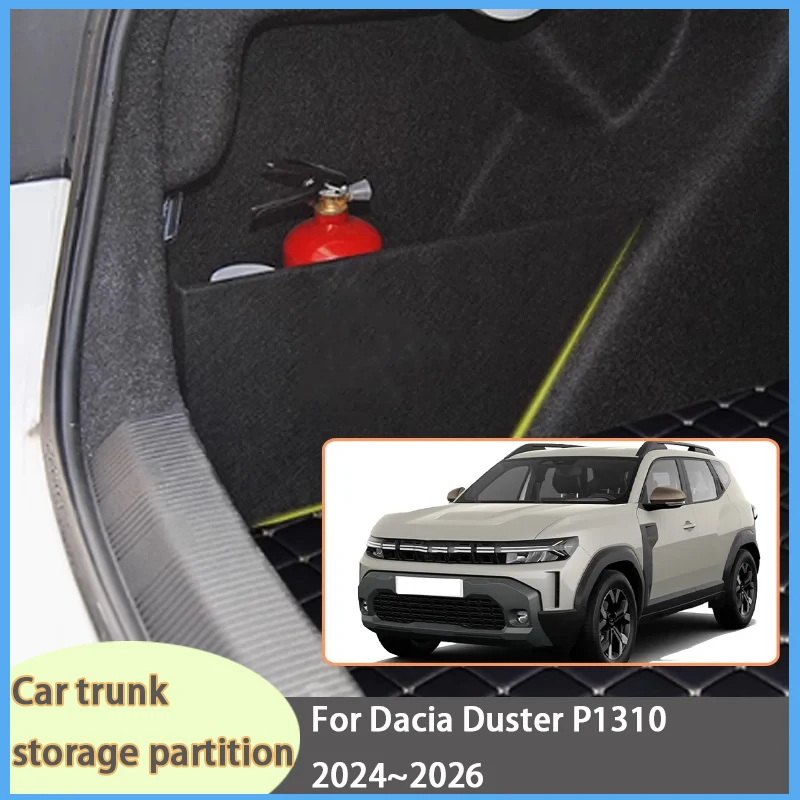 For Dacia Duster P1310 2024~2026 Car Organizer Thickening Trunk Side Partition Trunk Interior Storage Box Parts
For Dacia Duster P1310 2024~2026 Car Organizer Thickening Trunk Side Partition Trunk Interior Storage Box Parts