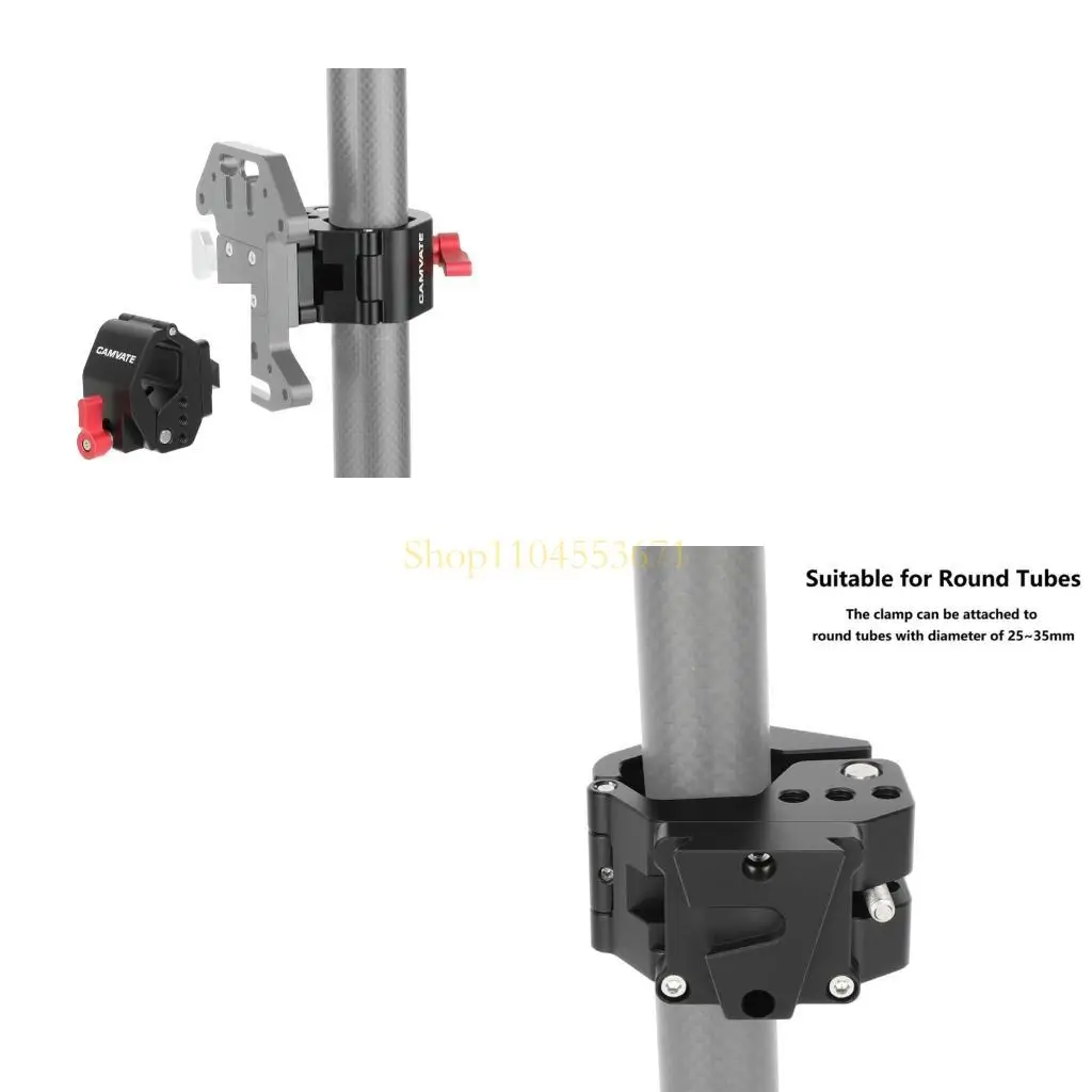 Best Seller Aluminum Rod Clamp V-Mount Battery Clamp 25-35mm Diameter Rod Pipe With 1/4inch-20 Threads For Tube Adapter Grip
Best Seller Aluminum Rod Clamp V-Mount Battery Clamp 25-35mm Diameter Rod Pipe With 1/4inch-20 Threads For Tube Adapter Grip