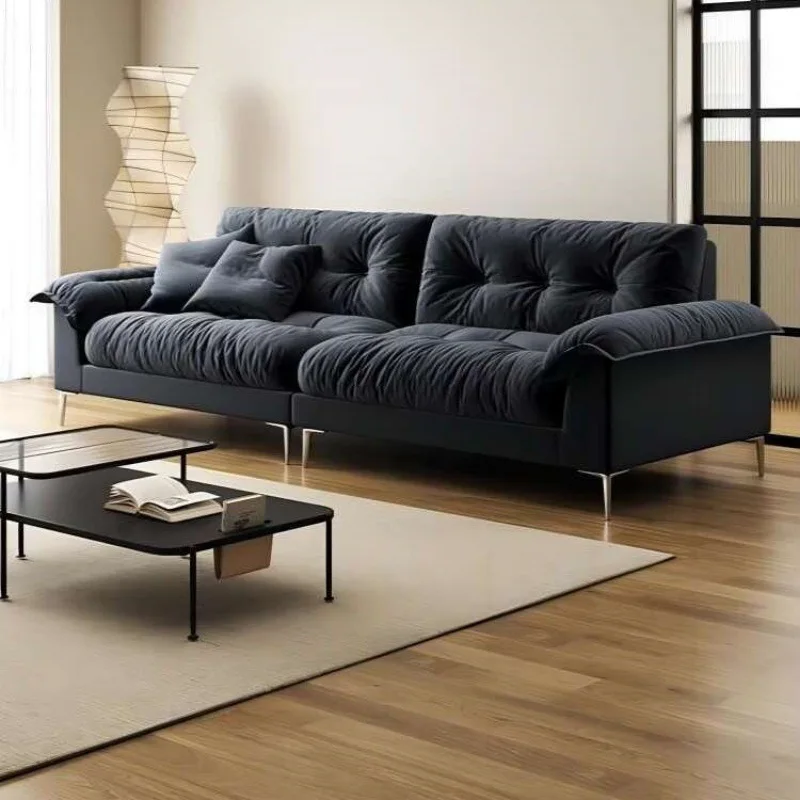 French medieval small apartment matte fabric three-person sofa Italian designer small apartment
French medieval small apartment matte fabric three-person sofa Italian designer small apartment