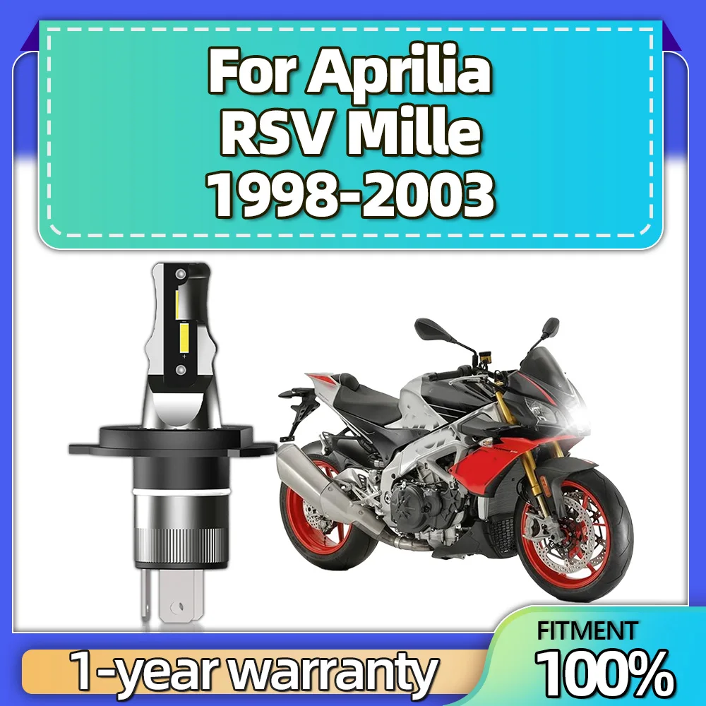 For Aprilia RSV Mille 1998 1999 2000-2003 H4 Led Motorcycle Headlight Motorbike Bulbs 15000LM High Bright 12V Lamp 6000K White
For Aprilia RSV Mille 1998 1999 2000-2003 H4 Led Motorcycle Headlight Motorbike Bulbs 15000LM High Bright 12V Lamp 6000K White