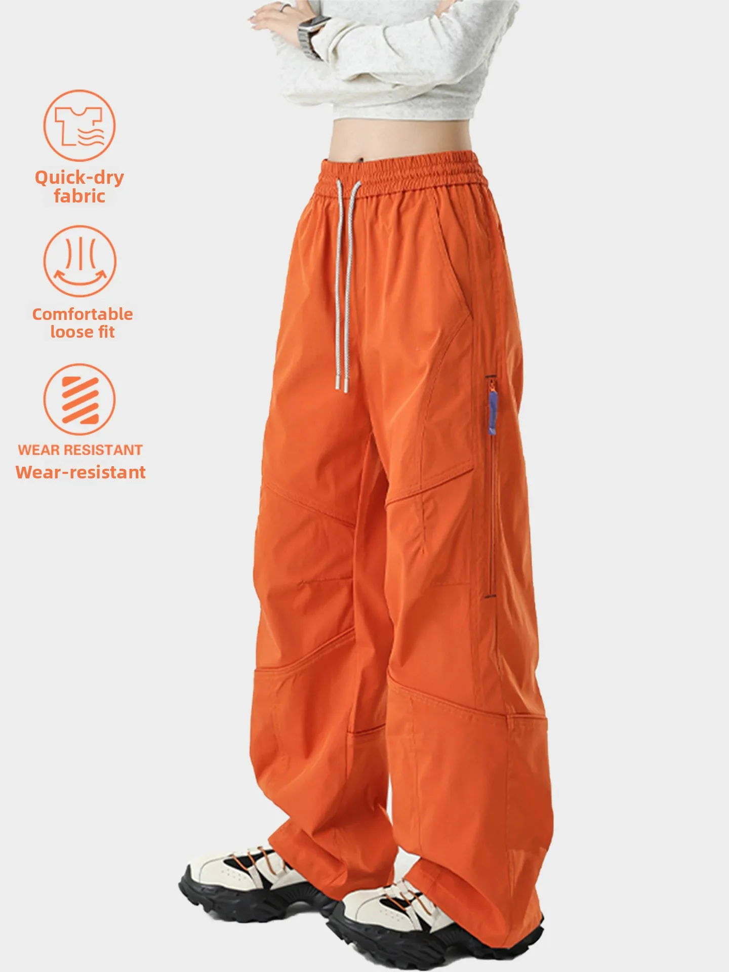 Lightweight Quick Dry Outdoor Work Pants Men's Summer Hiking Mountain Climbing Loose Casual Sports Paratrooper Workwear
Lightweight Quick Dry Outdoor Work Pants Men's Summer Hiking Mountain Climbing Loose Casual Sports Paratrooper Workwear