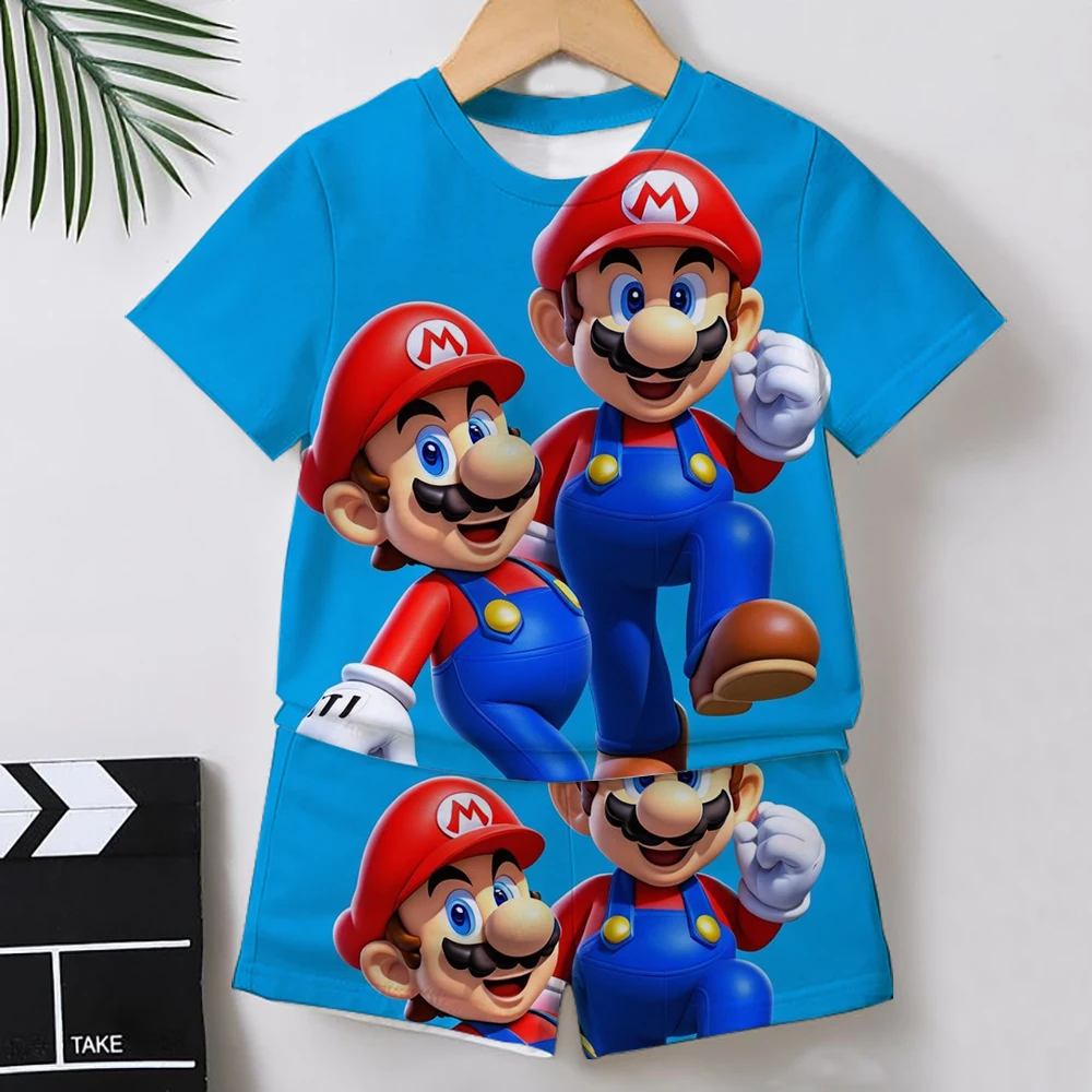 2024 Fashion Super Mario Brothers T Shirt Children's Clothing Top Boys Game 3d Printing Anime O Neck
2024 Fashion Super Mario Brothers T Shirt Children's Clothing Top Boys Game 3d Printing Anime O Neck