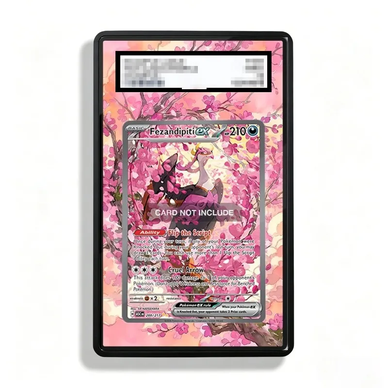 Art Display for Fezandipiti Cards PTCG Anime Game Collection Expand Gift Self Made Acrylic Protective Case DIY Original Creative
Art Display for Fezandipiti Cards PTCG Anime Game Collection Expand Gift Self Made Acrylic Protective Case DIY Original Creative
