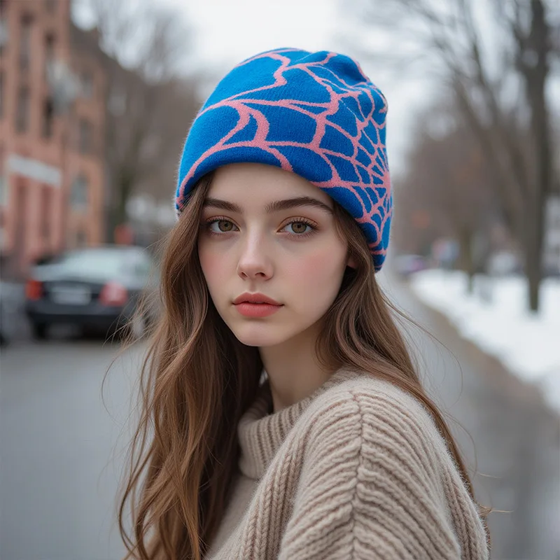 Y2K Gothic Spider Pattern Knitted Hat Wool Acrylic Women's Beanie Winter Warm Men's Casual Skullie Outdoor Black
Y2K Gothic Spider Pattern Knitted Hat Wool Acrylic Women's Beanie Winter Warm Men's Casual Skullie Outdoor Black