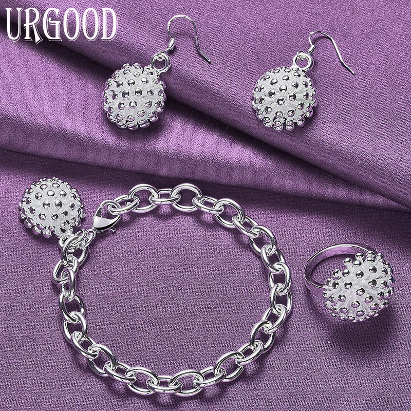 925 Sterling Silver High Quality Elegant Romantic Flowers Set For Women Birthday Party Engagement Wedding Gifts
925 Sterling Silver High Quality Elegant Romantic Flowers Set For Women Birthday Party Engagement Wedding Gifts