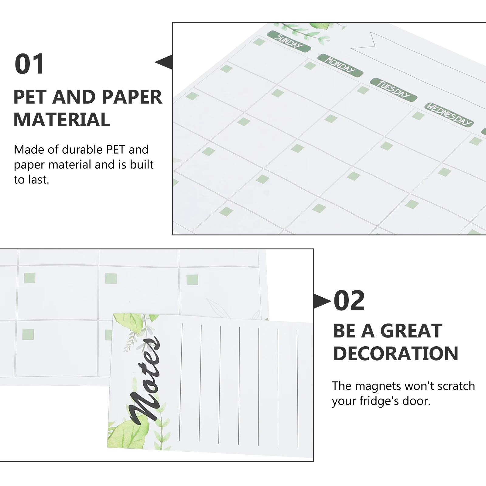 Fridge White Board Writing for Refrigerator Whiteboard Planner Mini Calendar Notepad
Fridge White Board Writing for Refrigerator Whiteboard Planner Mini Calendar Notepad