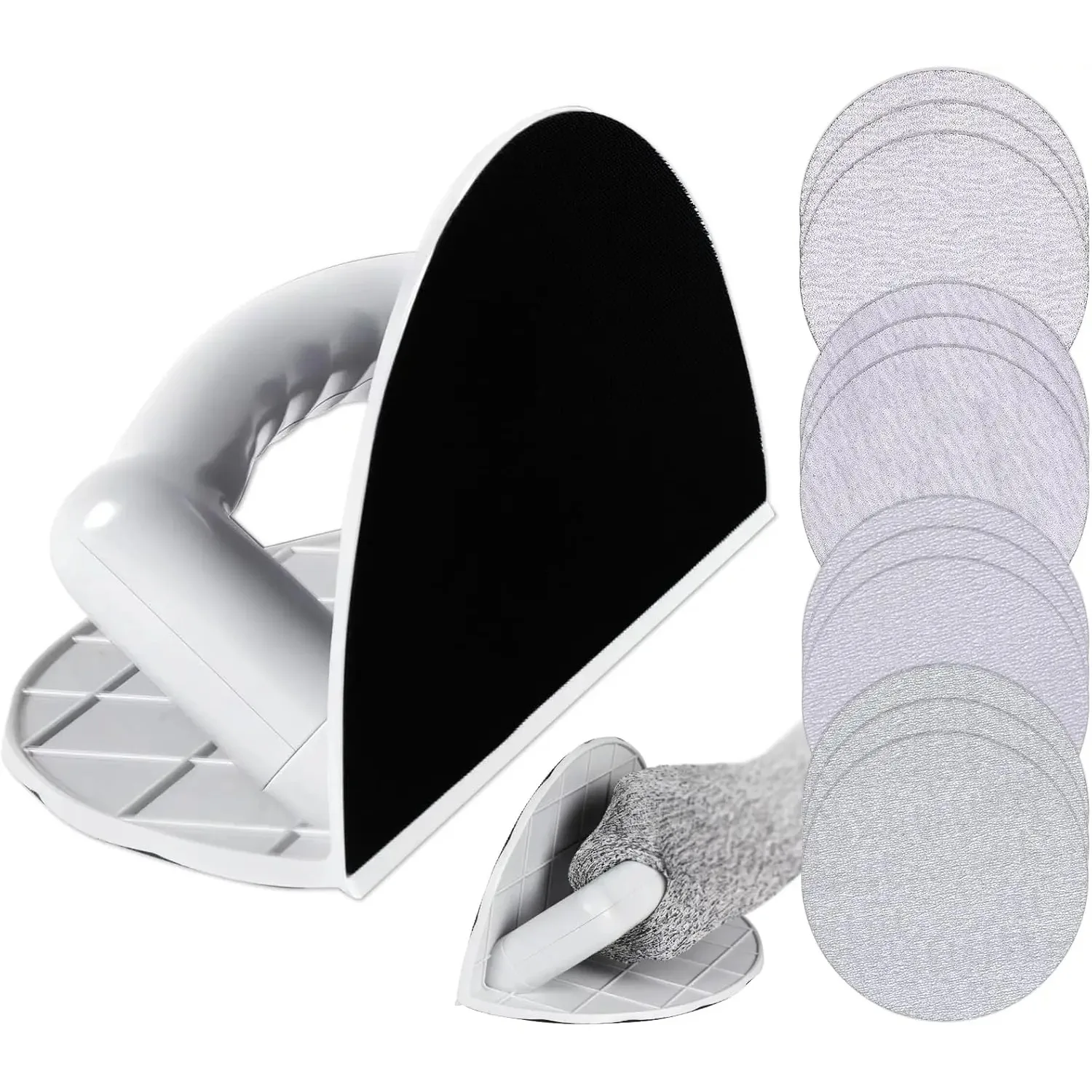 For corners & walls. 9" Drywall Corner Sander, Hook & Loop, Semi-Circular
For corners & walls. 9" Drywall Corner Sander, Hook & Loop, Semi-Circular
