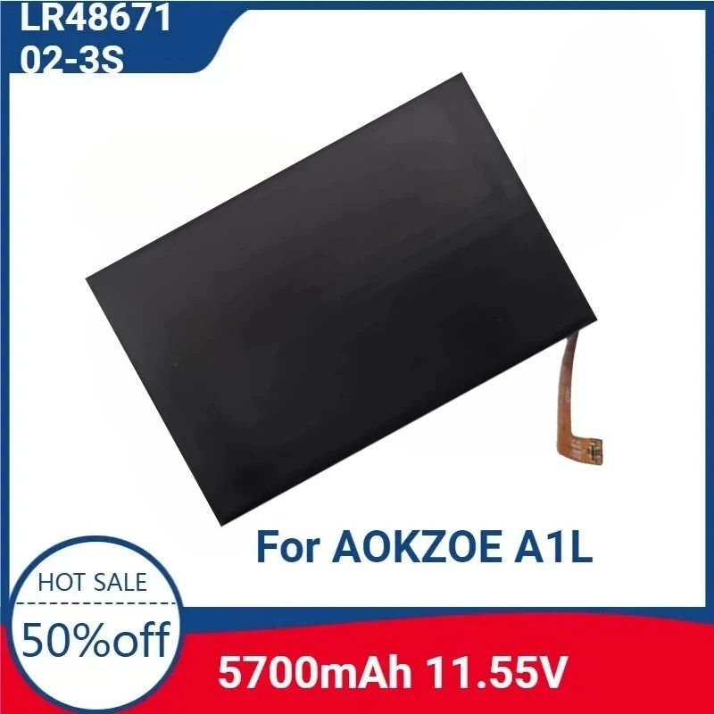 For LR4867102-3S 11.55V 5700mAh New High-quality Replaceable Battery for AOKZOE A1L A2 A1 PRO Handheld Game Battery
For LR4867102-3S 11.55V 5700mAh New High-quality Replaceable Battery for AOKZOE A1L A2 A1 PRO Handheld Game Battery