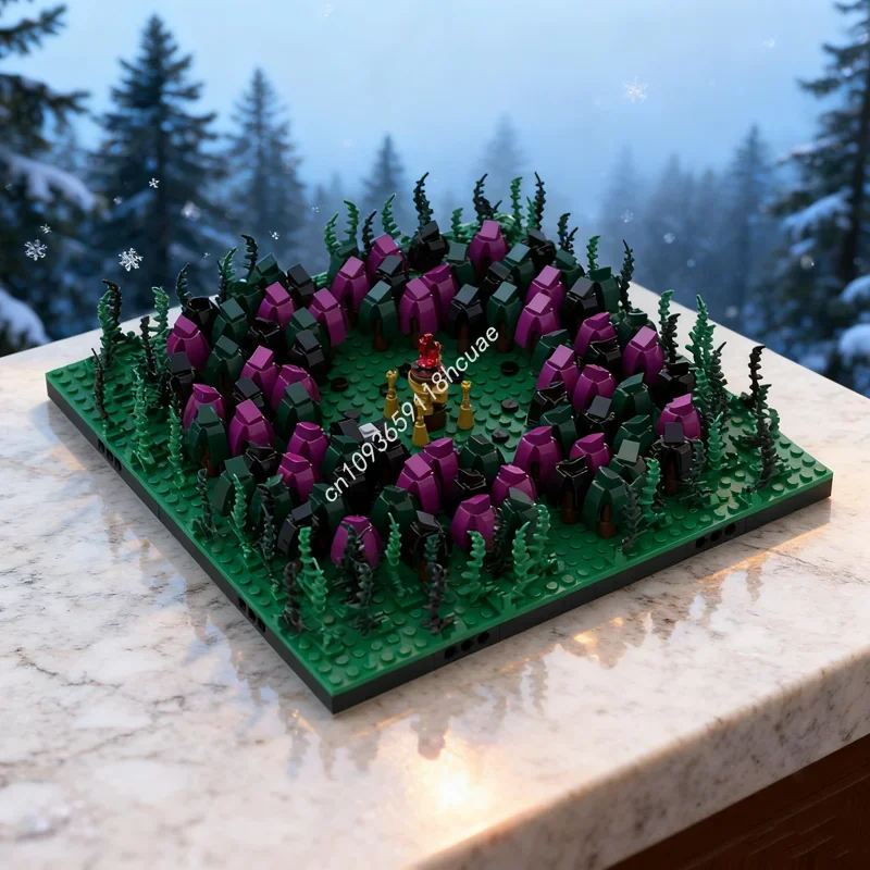 900 деталей MOC: Замок волшебного леса, модель в стиле фэнтези, рождественский подарок, конструктор, архитектурный набор, идея для творчества, кирпичики для детей
900 деталей MOC: Замок волшебного леса, модель в стиле фэнтези, рождественский подарок, конструктор, архитектурный набор, идея для творчества, кирпичики для детей