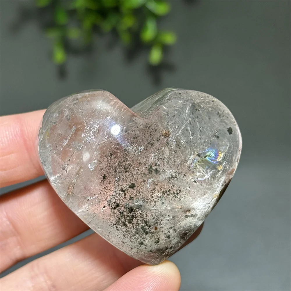 Natural White Crystal Ghost Heart-Shaped Quartz Mineral Specimen Aura Collection Treatment Witchcraft Energy Home Decoration
Natural White Crystal Ghost Heart-Shaped Quartz Mineral Specimen Aura Collection Treatment Witchcraft Energy Home Decoration
