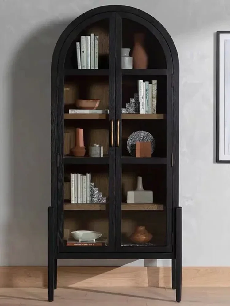 American-Style Solid Wood Bookcase Floor Bookshelf Wine Cabinet Nordic Side Cabinet French Arch Curio Cabinet
American-Style Solid Wood Bookcase Floor Bookshelf Wine Cabinet Nordic Side Cabinet French Arch Curio Cabinet