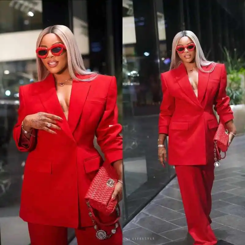 Fashion Shawl Lapel Women Suits One Button Pocket Blazer+Wide Leg Trousers Loose 2 Piece Set Customized
Fashion Shawl Lapel Women Suits One Button Pocket Blazer+Wide Leg Trousers Loose 2 Piece Set Customized