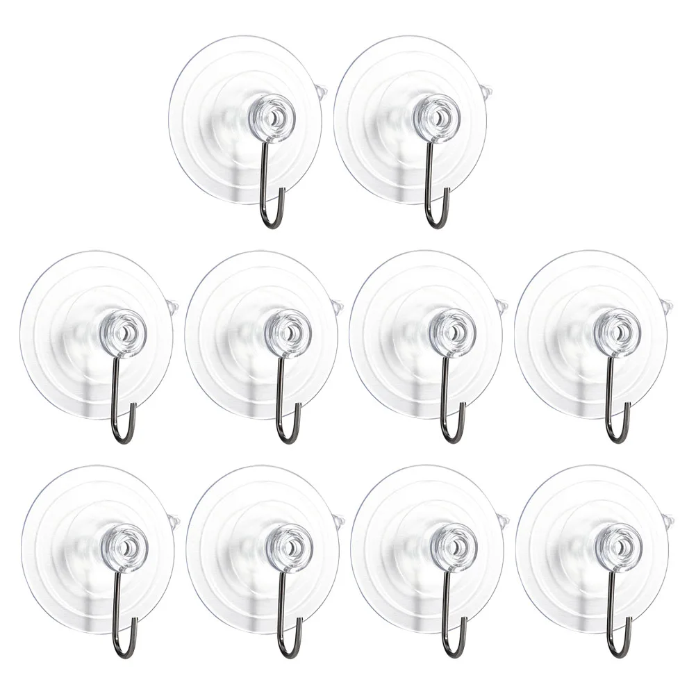 10pcs PVC Suction Cup Hooks Multipurpose Metal Hanger for Cage Flowerpot Easy Installation Practical Long Use
10pcs PVC Suction Cup Hooks Multipurpose Metal Hanger for Cage Flowerpot Easy Installation Practical Long Use