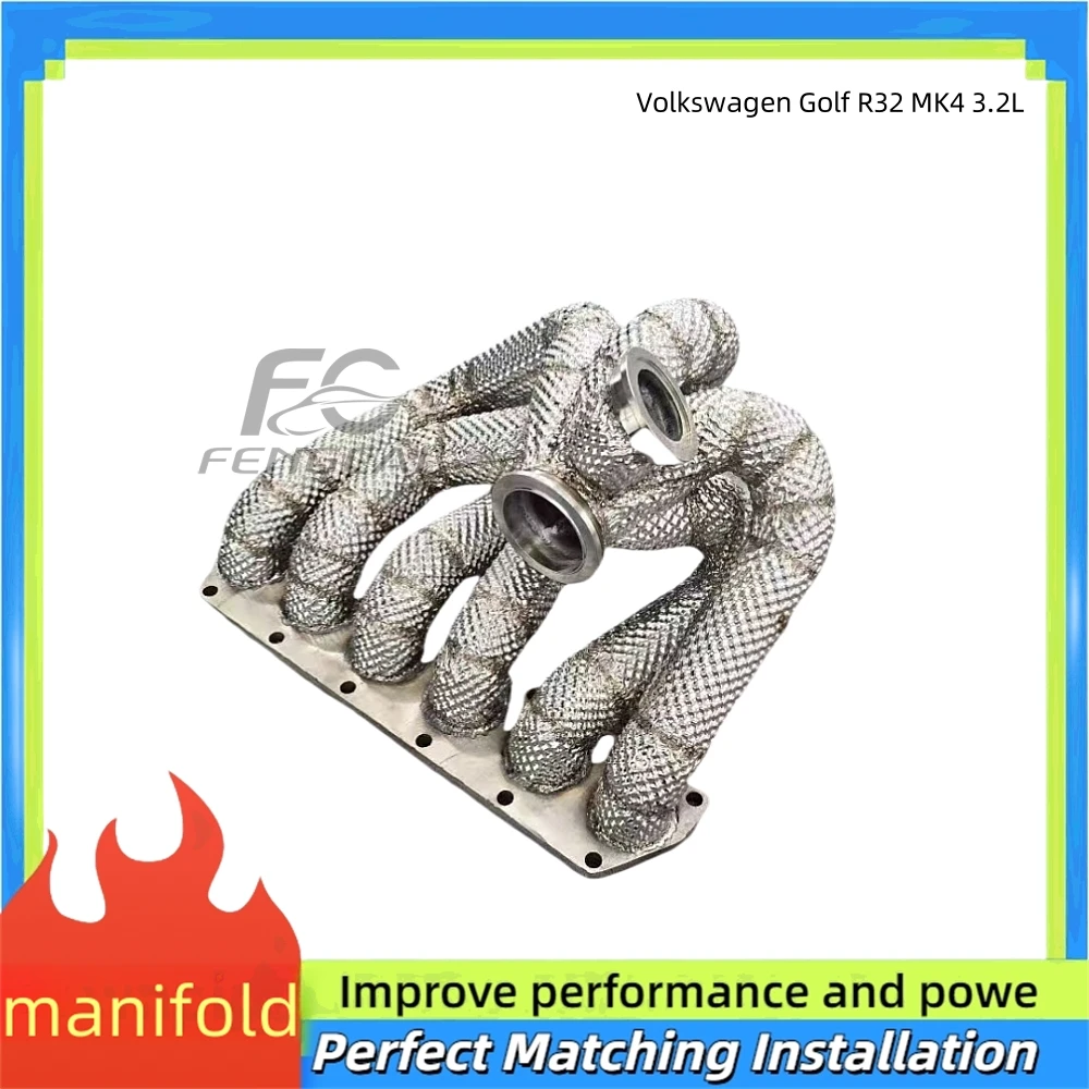 Exhaust Manifold Header for Volkswagen Golf R32 MK4 3.2L Stainless High Flow Direct Downpipe Turbine Manifold Power Upgrade
Exhaust Manifold Header for Volkswagen Golf R32 MK4 3.2L Stainless High Flow Direct Downpipe Turbine Manifold Power Upgrade